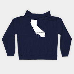 California State outline Kids Hoodie